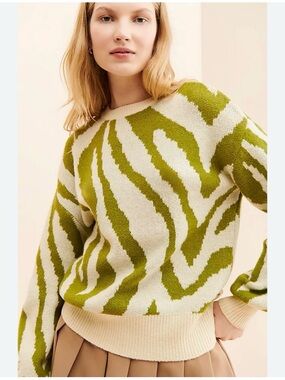 Women’s Theo & Spence Zebra‎ Knit
Sweater Size XS